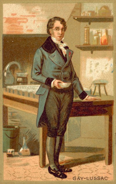 Joseph Louis Gay-Lussac, französischer Chemiker und Physiker von French School